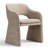 19" Seat Height Upholstered Fabric Dining Armchair-182389293