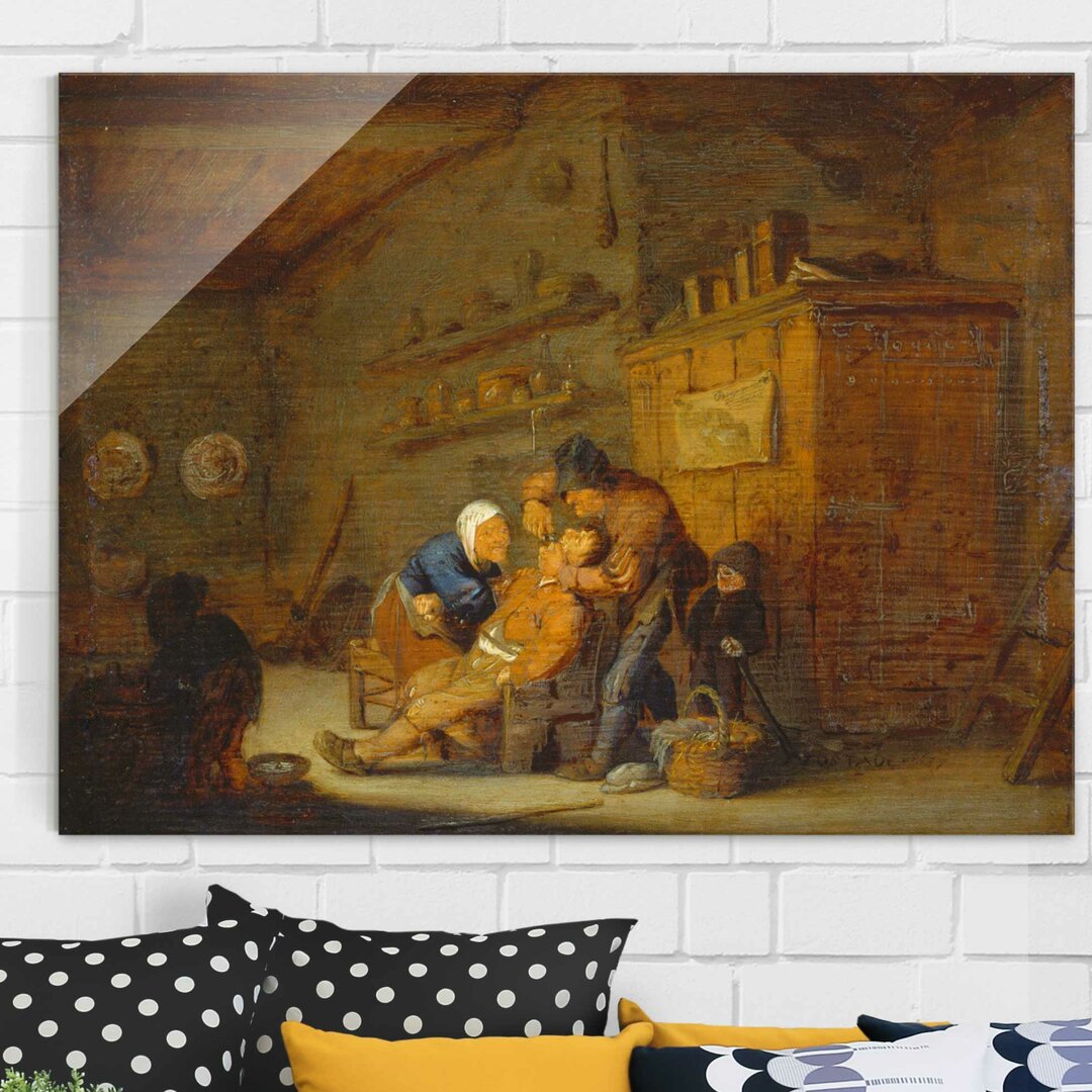 Glasbild The Dentist von Adriaen van Ostade