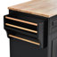 Îlot de cuisine en bois Cisca-1049489619