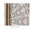 Vintage distressed floral wall decoration