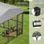 Parc pour chien 10 x 10 x 6 pi pour l'extérieur et en métal robuste pour chiens de grande et moyenne taille
