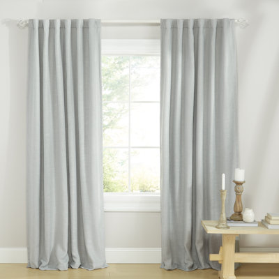 Lauren Ralph Lauren Linen Herringbone Blackout Panel