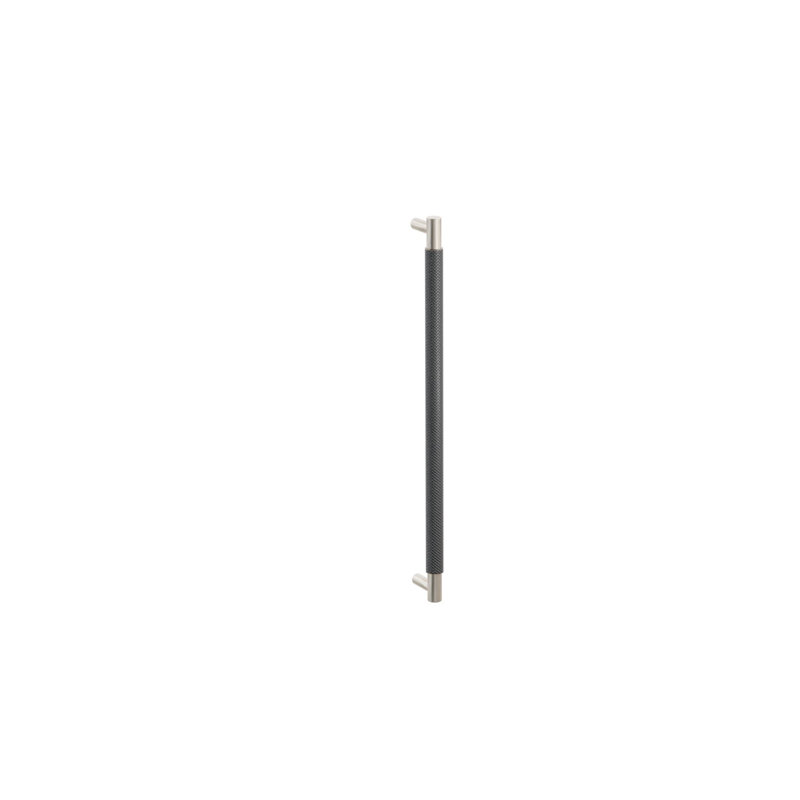 Emtek Concealed SELECT Appliance Pull 18" T-Bar Satin Brass Knurled Bar French Antique, Satin Nickel/Oil Rubbed Bronze