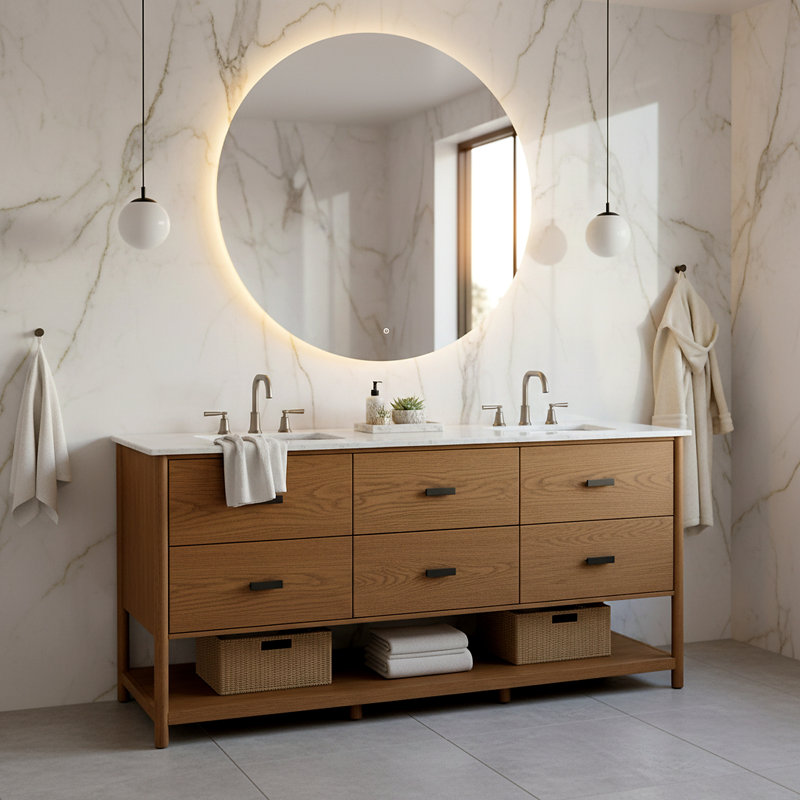 Coiffeuse Kaplan, Chêne moyen