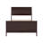 Arite Solid Wood Low Profile Sleigh Platform Bed with Matching Footboard-1653540576-1653540604