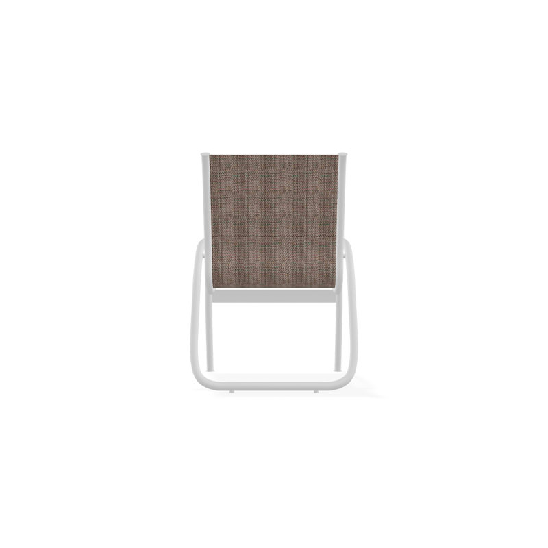 Fauteuil de patio Gardenella, Taupe Harper Sunbrella®, Blanc texturé