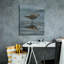  «Debout dans l'eau 6» par Marian Parsons, art mural sur toile, 20 po x 24 po