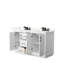 Meuble-lavabo double autoportant 60 po avec plateau en quartz Strada-92723703-92723706-98230340