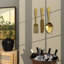 Ensemble de 3 décorations murales en aluminium-372535982