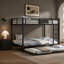Full over Full Bunk Bed , Trundle Bed Included