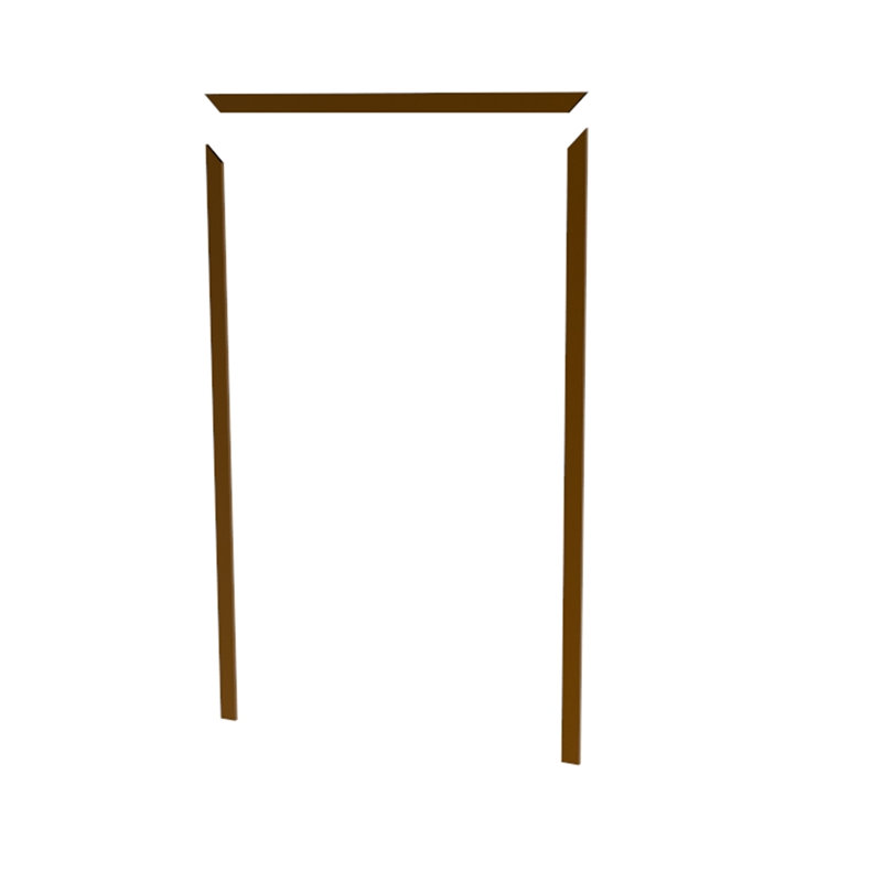 Fixtureisplays® pré-commande seulement porte d'entrée double rectangulaire en bois 68,4 x 97,8 x 0,75 po - porte d'entrée extérieure 15912
