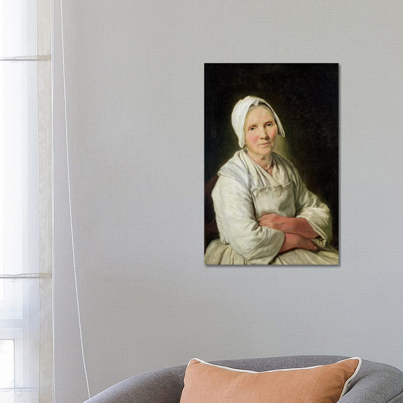 The Old Woman by Francoise Duparc - Wrapped Canvas Print