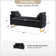Avera Upholstered Flip Top Storage Bench with Two Pillows