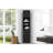 Multi-Functional Corner Cabinet Tall Bathroom Storage Cabinet With Two Doors And Adjustable Shelves, Open Shelf