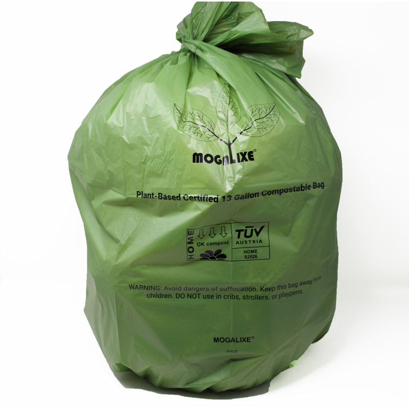 Compostable 13 gallons Mogalixe Sacs poubelle