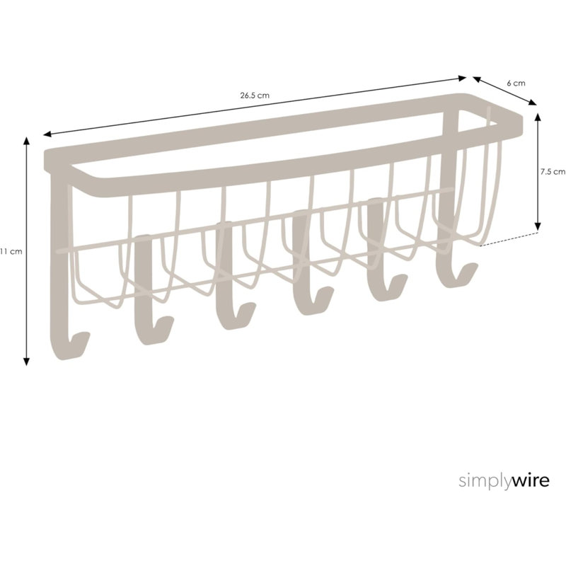 Alanys Stainless Steel Wall Organizer
