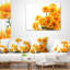 Coussin lombaire floral chrysanthemum