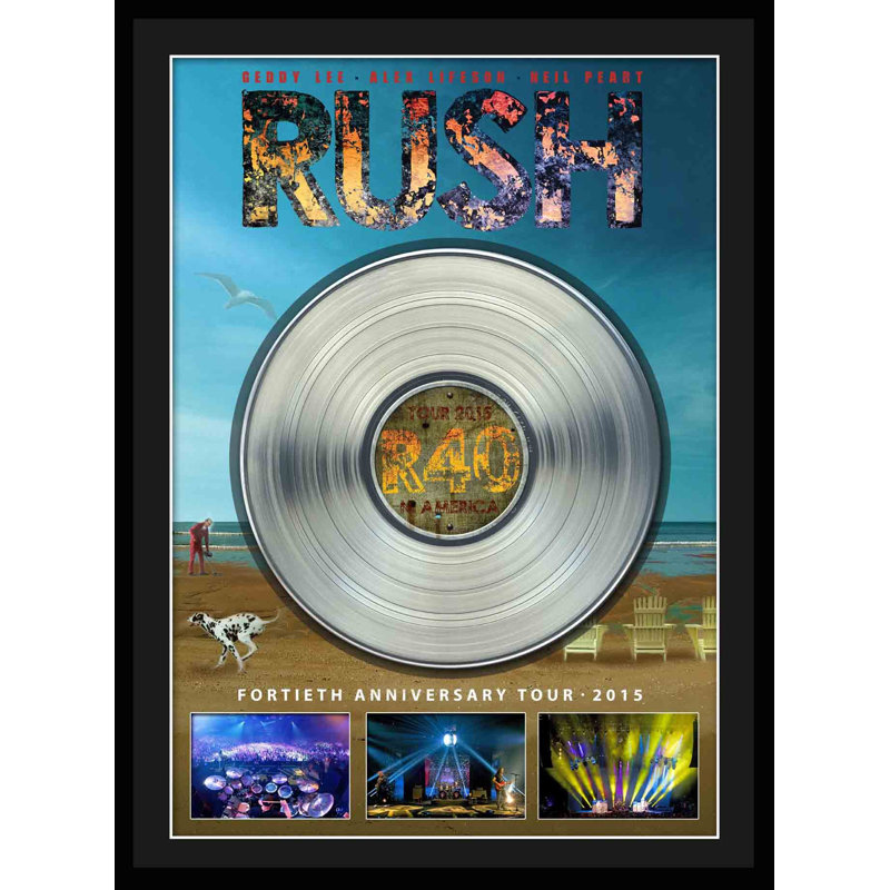 Rush 40th Anniversary Tour avec Platinum LP