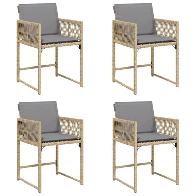 Outdoor Patio Dining Armchair with Cushion