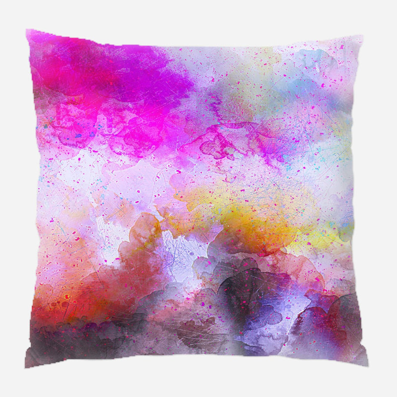 Coussin décoratif Cryal, Microsuède, Intérieur