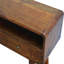 Console, bois massif