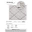Tapis moderne en polyester gris Riko résistant aux taches Facile à nettoyer-909129454