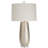 Silver Blanche Ceramic Table Lamp Lamp