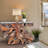 Helvig 48'' Glass Top Console Table