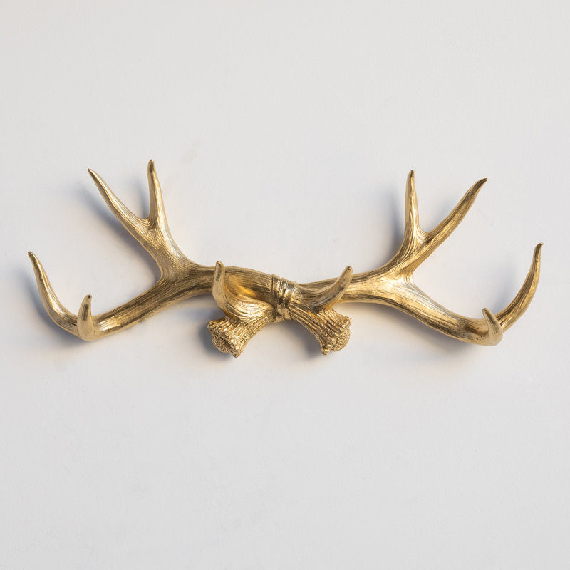 Bellefonte Resin Wall Wall Hook, Gold