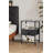 Modern Nightstand With Fabric Drawer & Mesh Shelf – Versatile Bedside Table For Any Space-1929530307