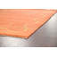 Tapis orange en laine noué à la main de conception unique 4 pi 4 po x 6 pi 4 po New Age