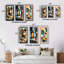 «Retro Elementary Geometrics», 3 pièces sur toile-2107969783-2107970314