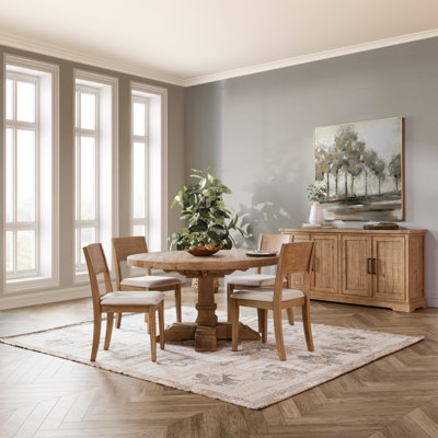 Vienna 55" Reclaimed Pine Round Dining Table