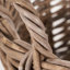 Hand Woven Wicker Laundry Hamper with Handles