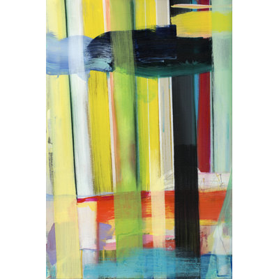 Intersecting Colours I by Jodi Fuchs - 1 Piece Wrapped Canvas Wall Art