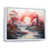 White Floater Framed