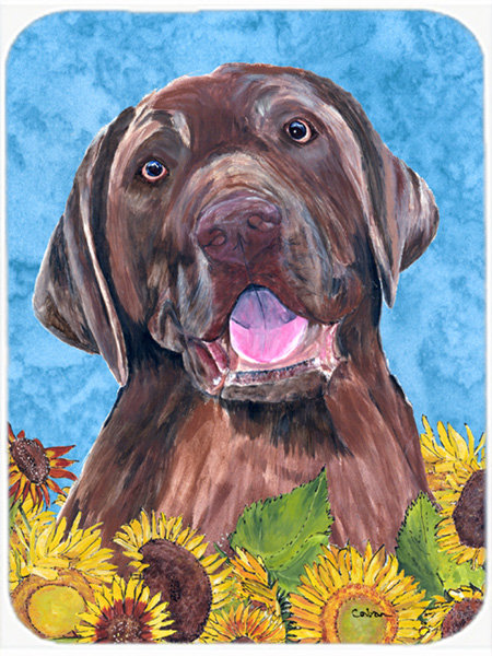 Caroline's Treasures Labrador Glass Cutting Board