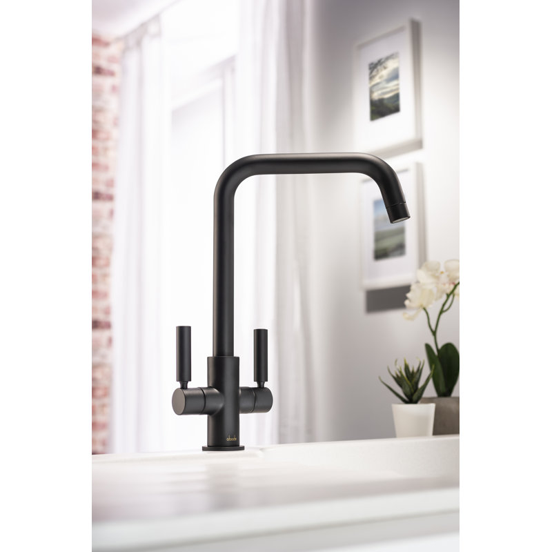 Abode Globe Quad Monobloc Tap, Matte Black