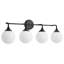 Romale Dimmable Bathroom Vanity Light with Milk Opal Glass Globe Shade-336164282-401611887