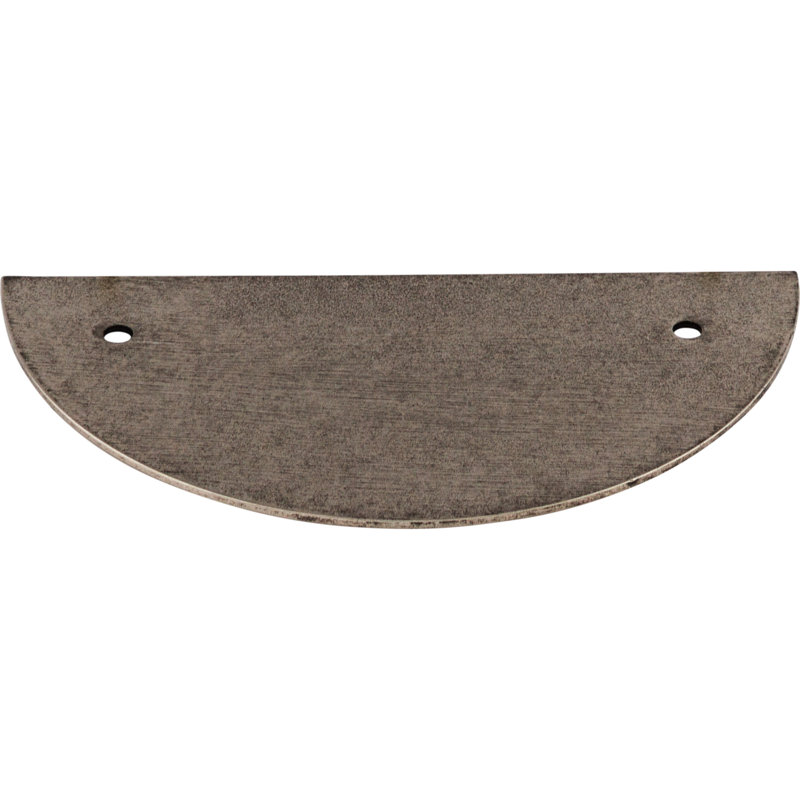 Half Circle  Backplate, Pewter Antique