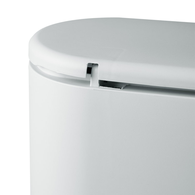 Plastic Touch Top Waste Bin - 10L, Grey