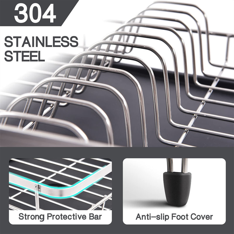 Squires Adjustable Stainless Steel Dish Rack