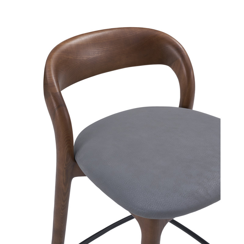 Tabouret Infinity, Tabouret de comptoir (siège d'une hauteur de 25 p, Gris fer