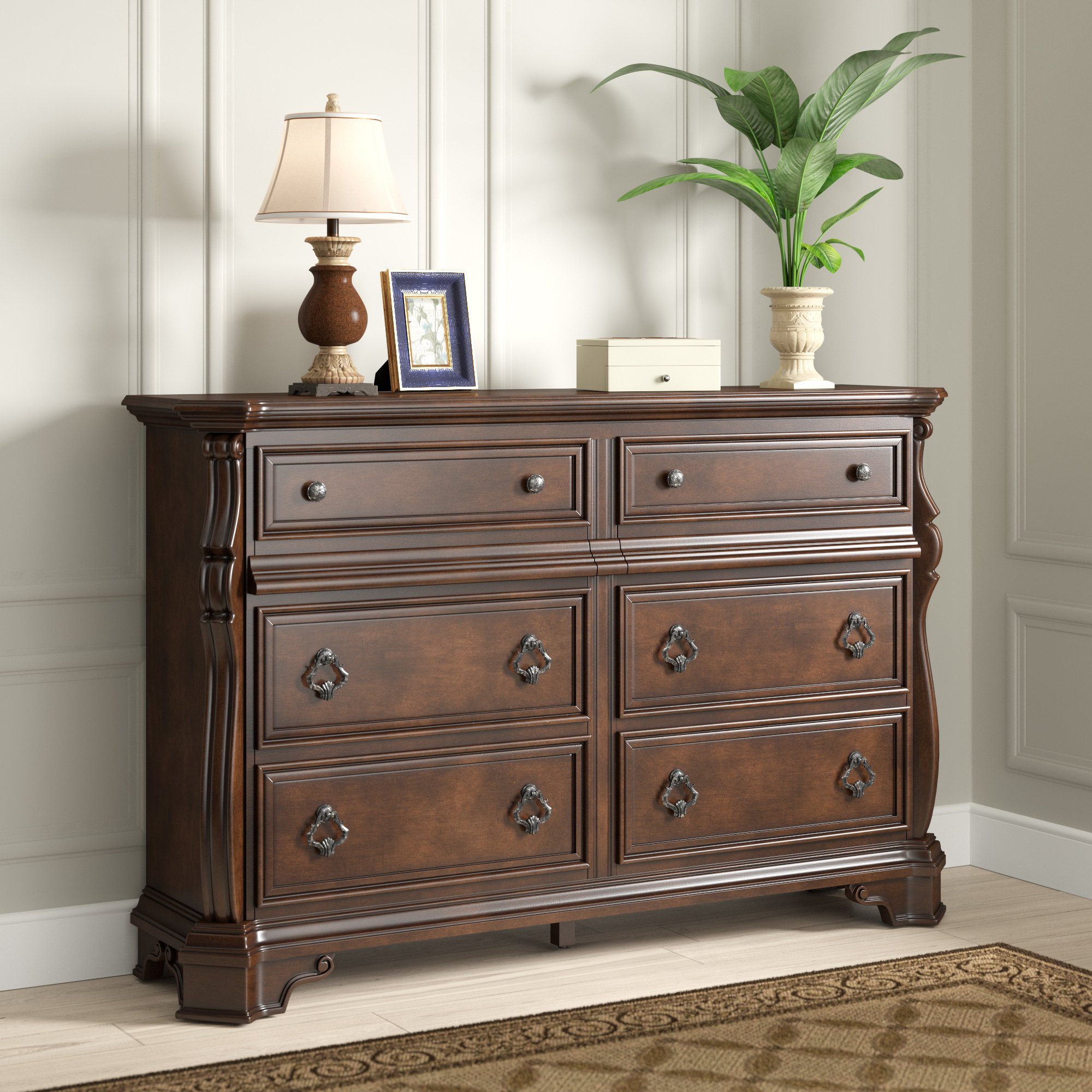 Lark Manor Ashyla 68'' W 6 - Drawer Dresser & Reviews | Wayfair