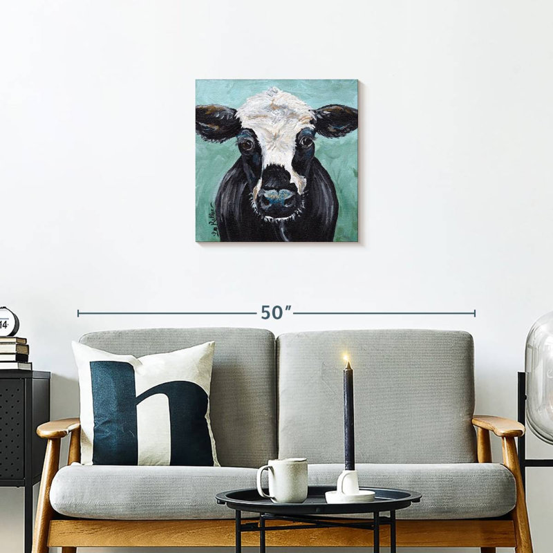 Cow Clyde, 20" H x 20" W