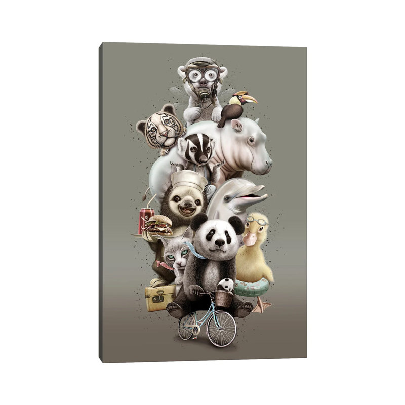 Zoo by Adam Lawless - Wrapped Canvas Print, 101.6 cm H x 66.04 cm W x 1.91 cm D