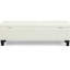 Banc avec repose-pieds 51 pouces avec rangement, capacité de 300 lb, pieds en bois d'hévéa, repose-pieds multifonctionnel-1551631565