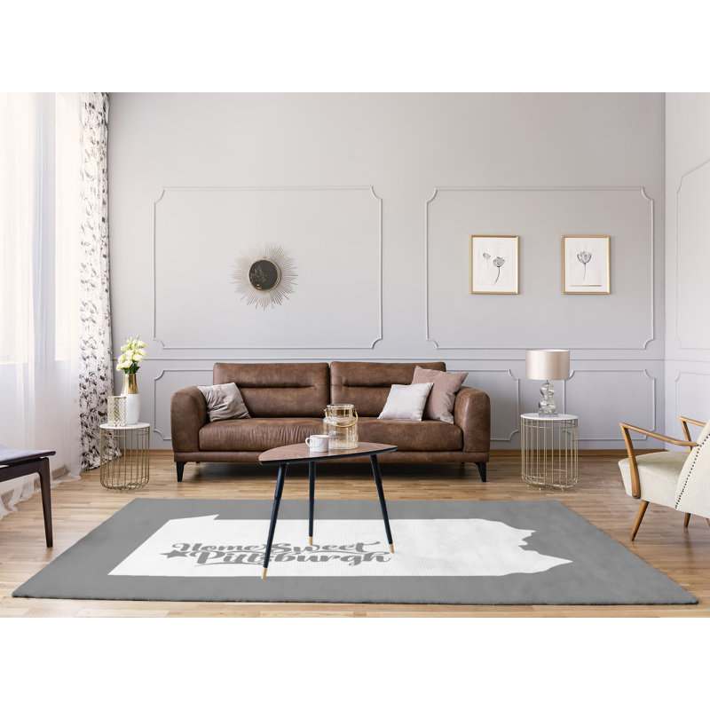 Tapis en poly-chenille pittsburgh pennsylvanie, Rectangle 8 pi x 10 pi