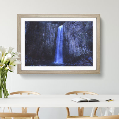 Waterfall at Dusk - Picture Frame Graphic Art
