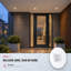 Luminaire encastré carré à DEL 5 pouces sans cadre 5W avec abat-jour de plafond de 9 W avec boîte en J, blanc